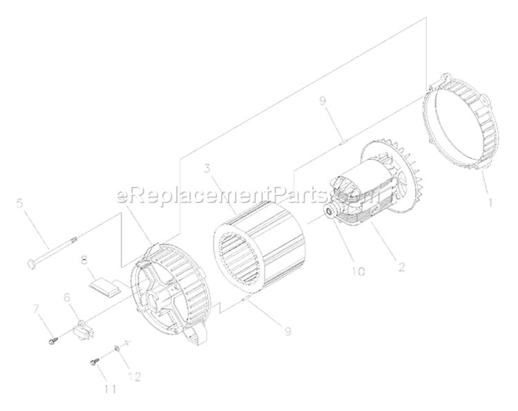 Page A Diagram and Parts List for 030244-0  Briggs and Stratton Generator